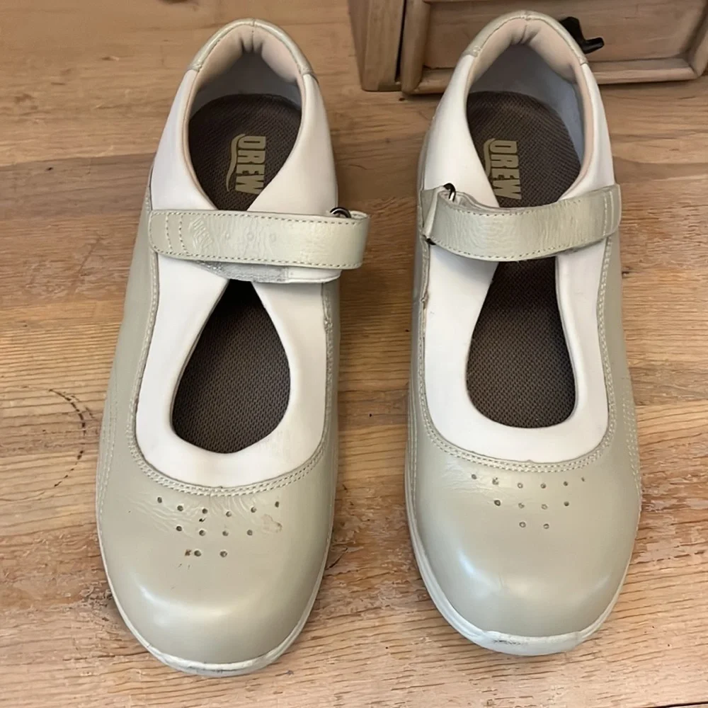 Drew Rose Women’s Shoes Mary Jane Leather Orthopedic Comfort Hook & Loop 10W